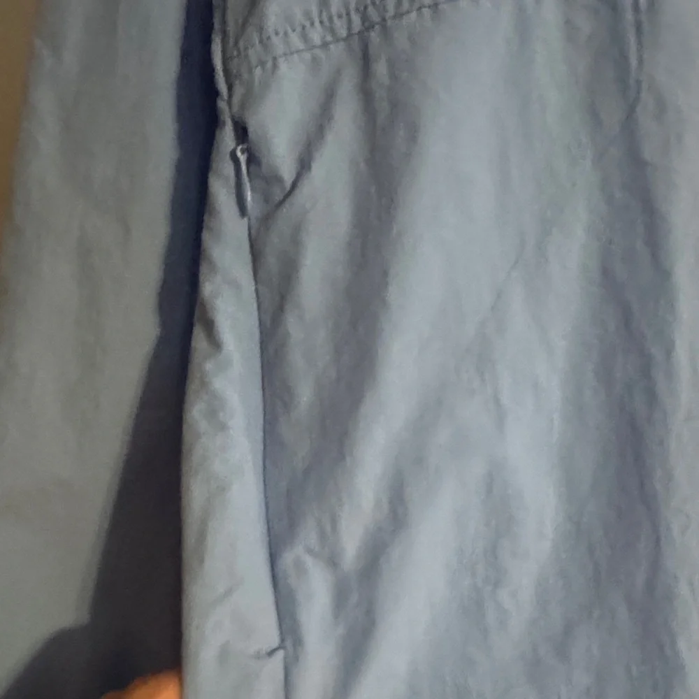 Wilo Light Blue Over-Sized Windbreaker Shacket
